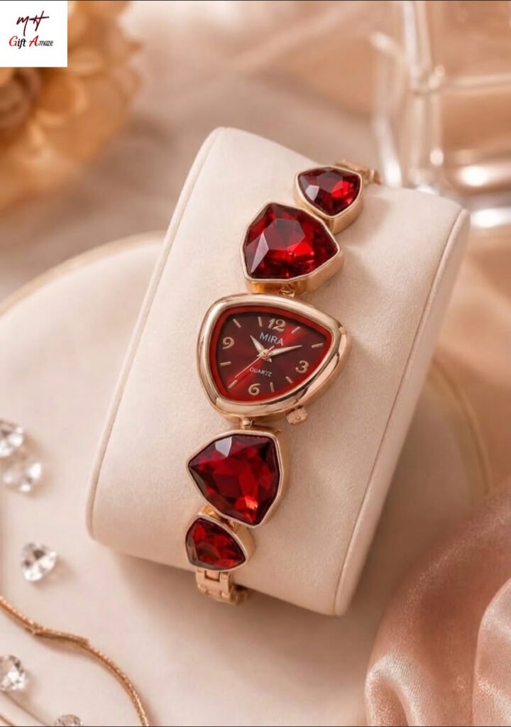 MIRA Fashion Crystal Bracelet Watch for Girls