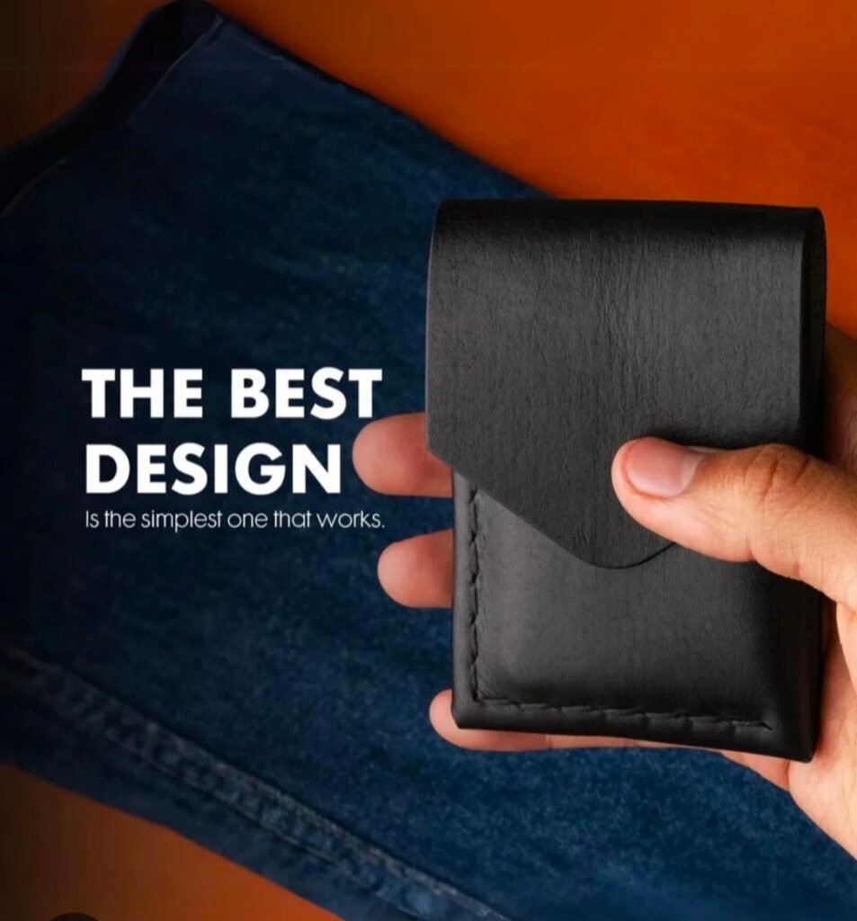 Leather Cow leather Very Decent Size Specious Wallet