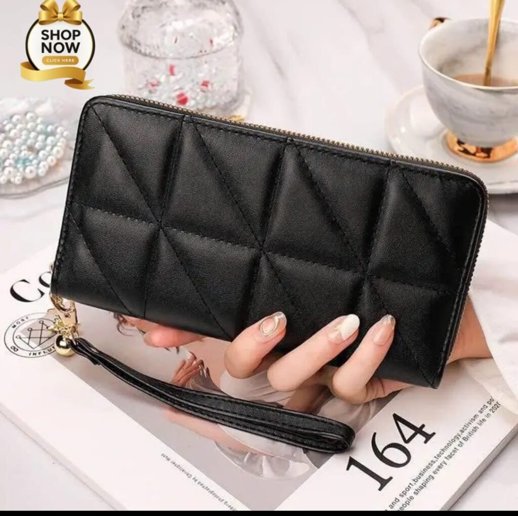 Top Zipper Long Hand Clutches Plus Mobile & Cardholder