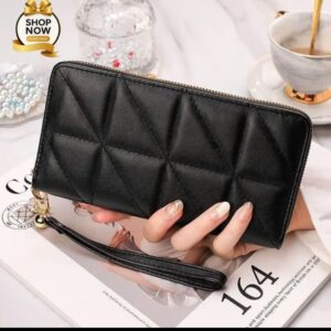 Top Zipper Long Hand Clutches Plus Mobile & Cardholder