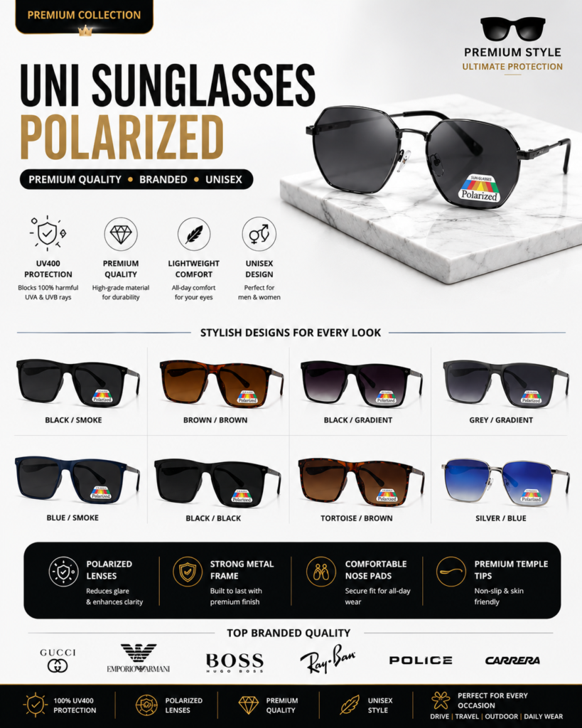 Uni sunglasses Good quality Baranded sunglasses
