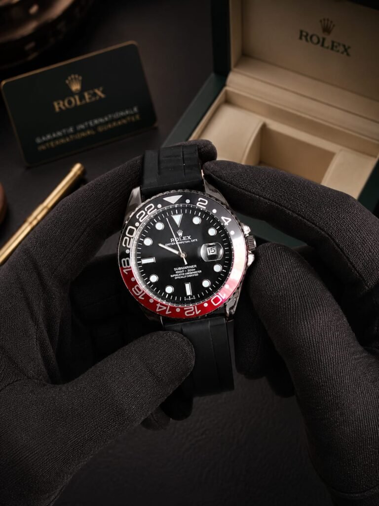 Rolex Date Working Rubber strap Master Lock