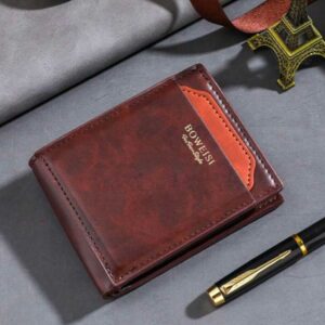 BOWEISI Style Classic Very High Quality Very Spacious Slim Wallet
