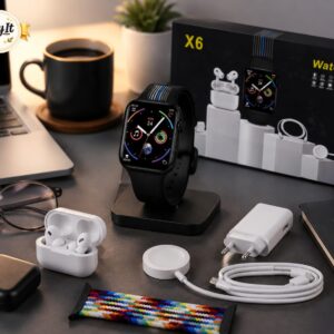 FULL SCREEN SMART WATCH PHONE DIALING WITH AIRPODS