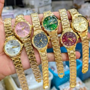 ladies fancy watch gold