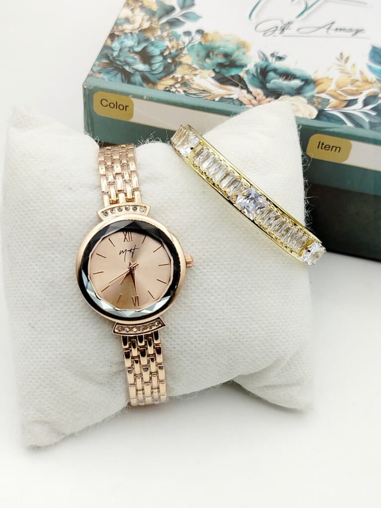 MH Ladies Jewellery watch + Bangle