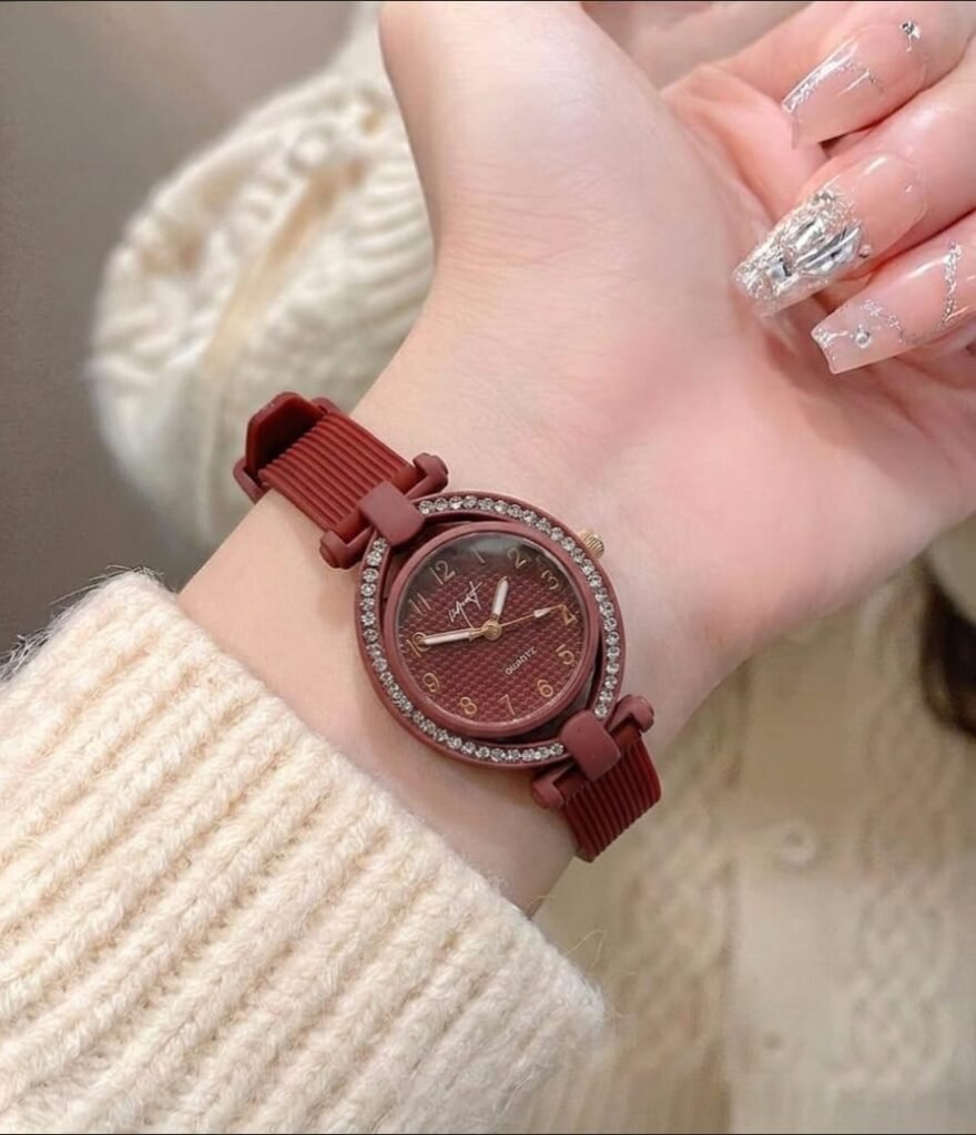 MH Luxury Crystal Dial Women's Watch