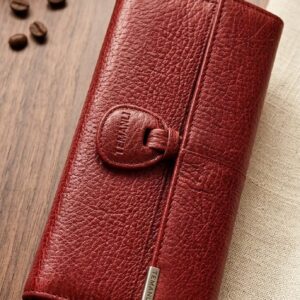 Ladies Special!!!! TEMANLI 💯% REAL LEATHER Very High Quality Very Spacious Long Hand Clutches