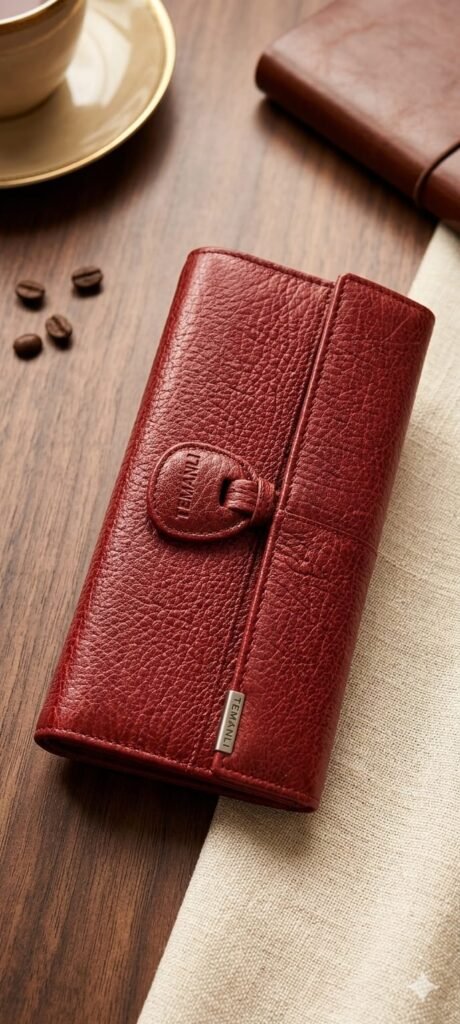 Ladies Special!!!! TEMANLI 💯% REAL LEATHER Very High Quality Very Spacious Long Hand Clutches