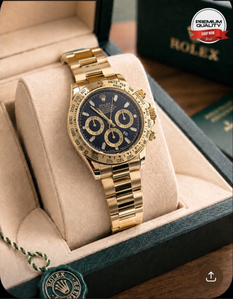 Rolex Daytona Full Golden Chain Golden Bezel