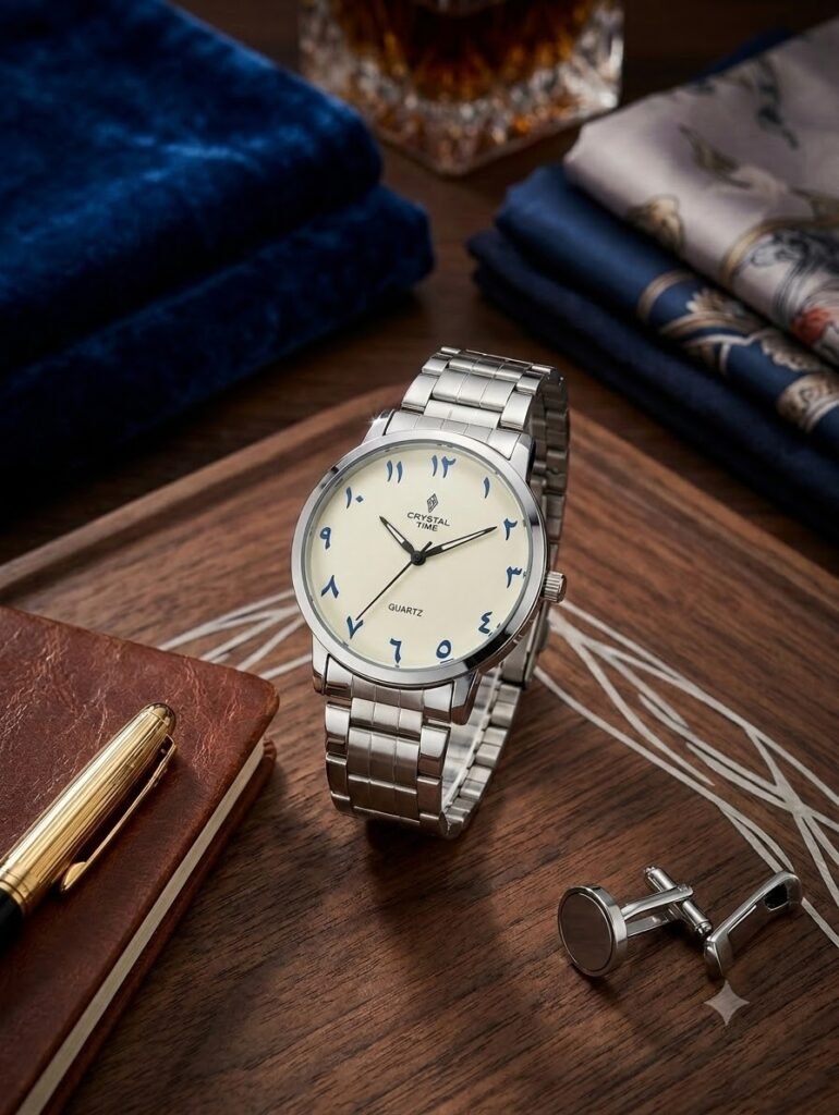 CRYSTAL TIME. MEN'S WATCH.