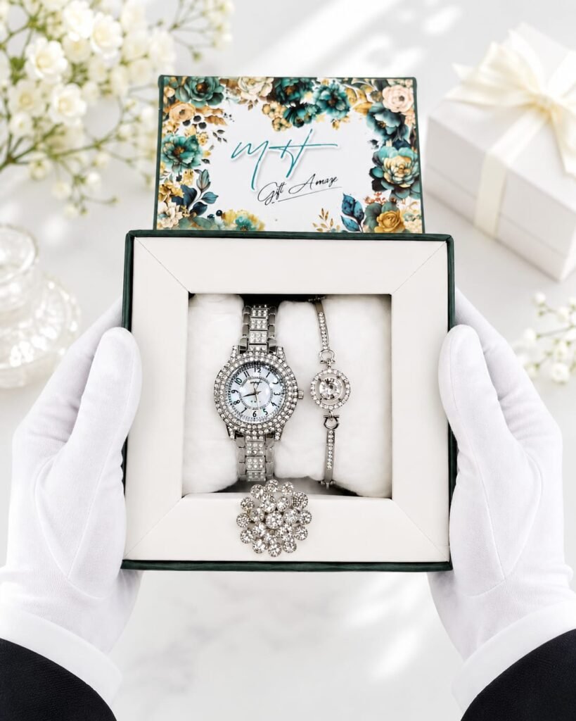 MH ladies Jewellery Watch + Bracelet