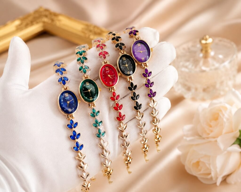 MH Leaf Jewellery Watch for women