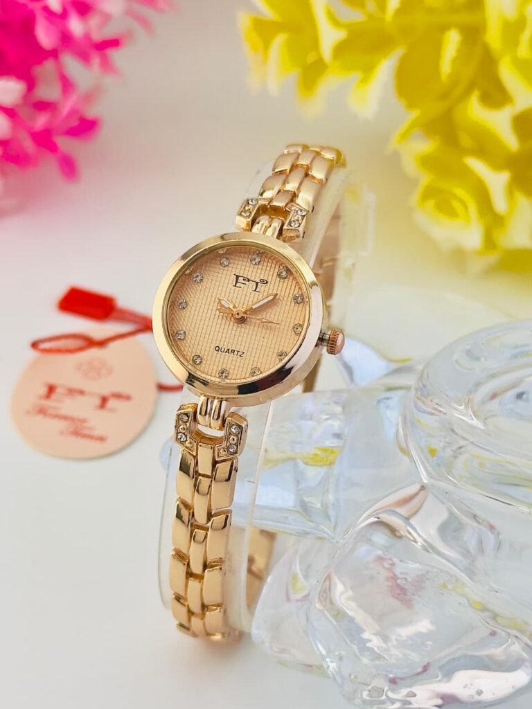 LADIES FANCY COLLECTION. NEW ARRIVAL. BEAUTIFUL MODEL. NUGINA CASE & CHAIN. WATCH