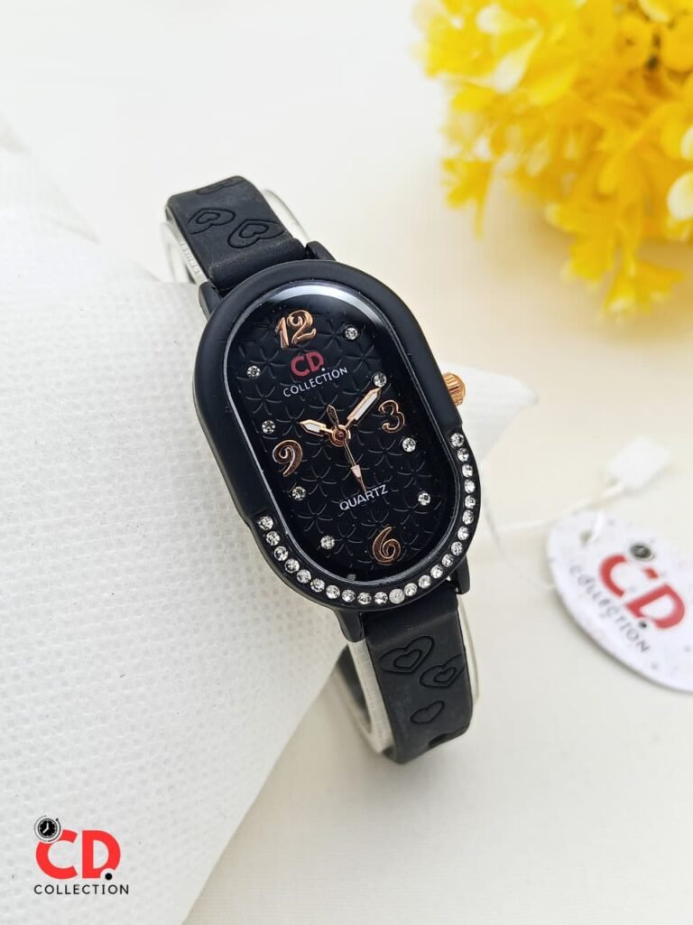 CD COLLECTION.LADIES FANCY SILICON RUBBER STREP WATCH