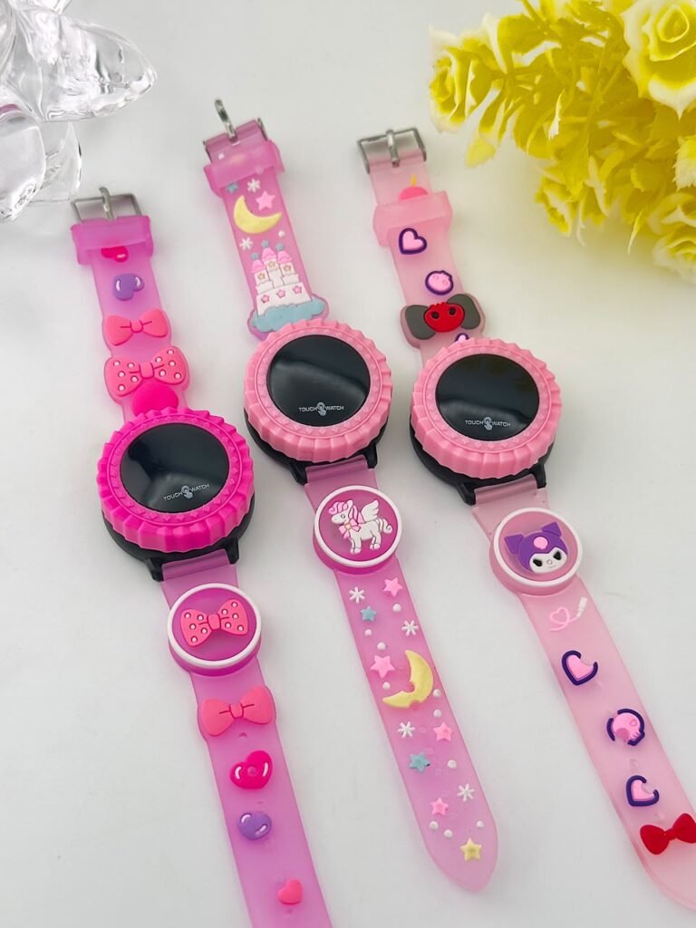 KIDS WATCH NEW ARRIVAL. LED GREEN TIME DISPLAY. SPINNER.